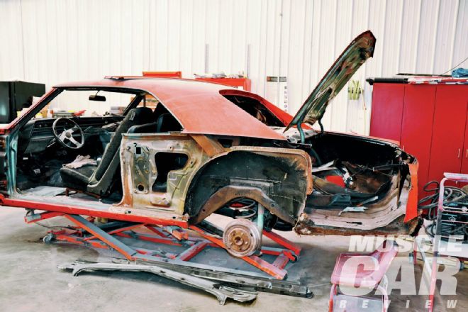 1966 Chevrolet Chevelle Basic Rust Repair Cut Outer Wheelhouse