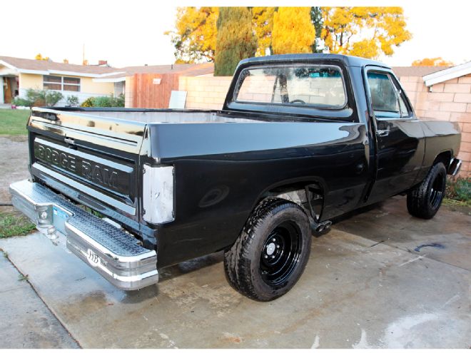 1986 Dodge Ram Rear Three Quarter