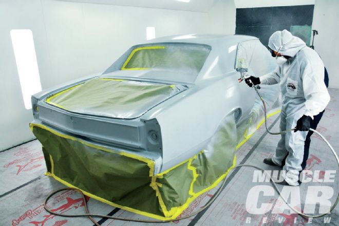 1967 Chevrolet Chevelle Acrylic Urethane Paint Job Anest Iwata LPH400 Spray Gun