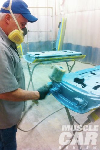 1967 Chevrolet Chevelle Acrylic Urethane Paint Job Doors Laid Out Seperately