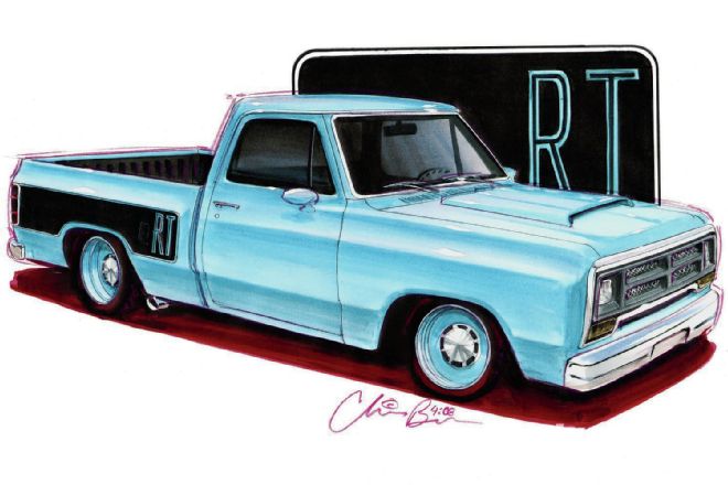 1986 Dodge Ram Concept Art
