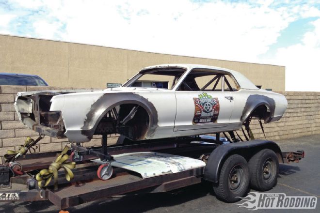 1967 Mercury Cougar Stripped To Shell