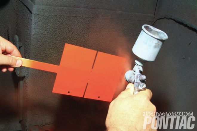 Pontiac Color Match Test Spray Pattern
