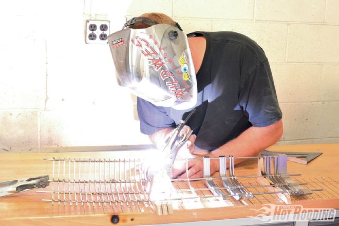 Adkins Begins Grille Fabrication