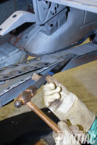 1967 Pontiac Firebird Steck Steambuster Remove Spot Weld Ribbon