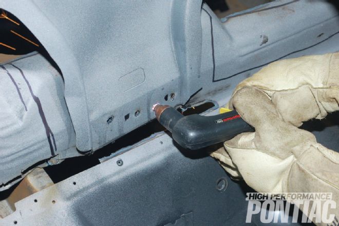 1967 Pontiac Firebird Plasma Cutter Back Seats Supports