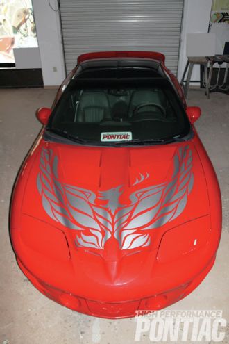 1998 Pontiac Mecham Trans Am Front Top View