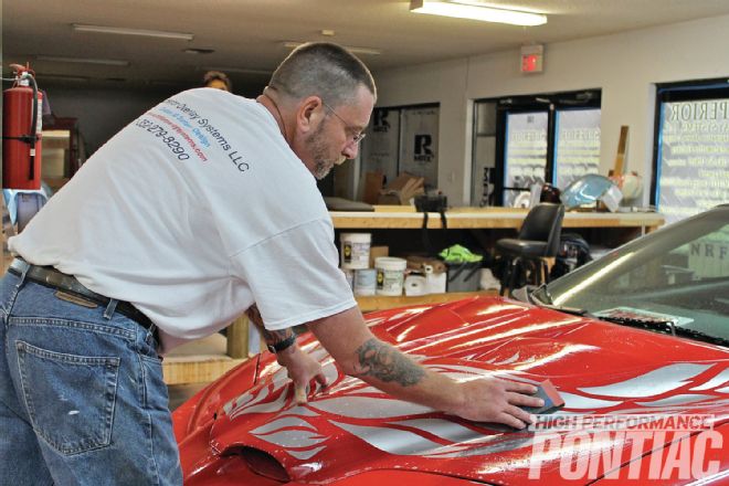 1998 Pontiac Mecham Trans Am Wet Sanded Hood