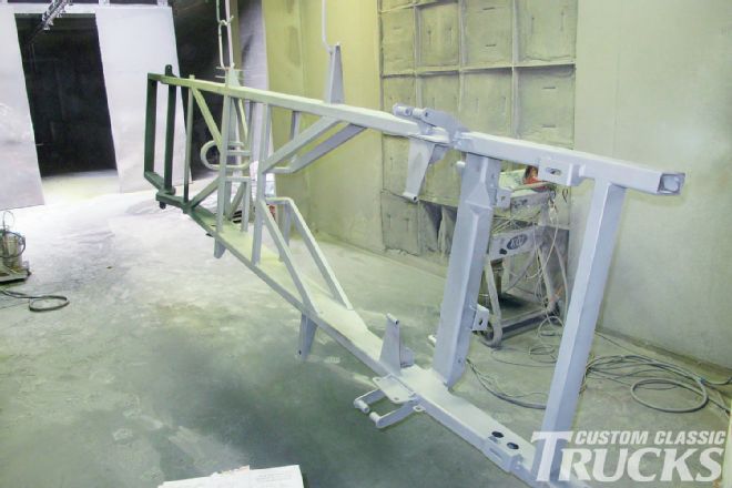 Frame Ready For Spray Booth