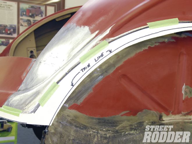 How to Rework a Wheelwell on Your 1933-1934 Ford - Street Rodder