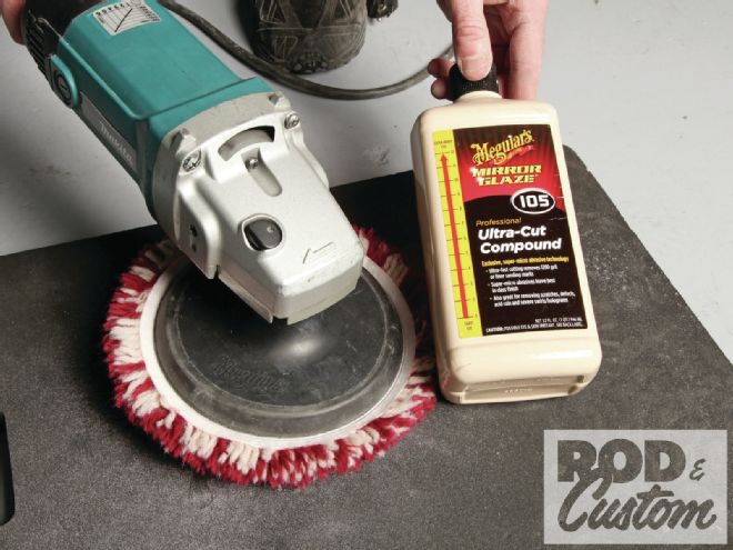 Mirror Glaze 105 Meguiars S010 Wool Heavy Cutting Pad