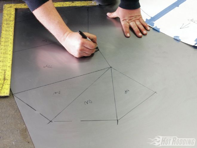 1967 Mercury Cougar Tunnel Template