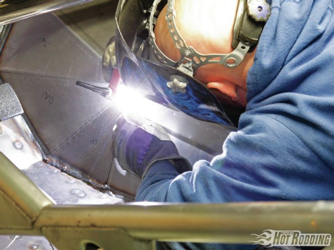 1967 Mercury Cougar Tunnel Welding