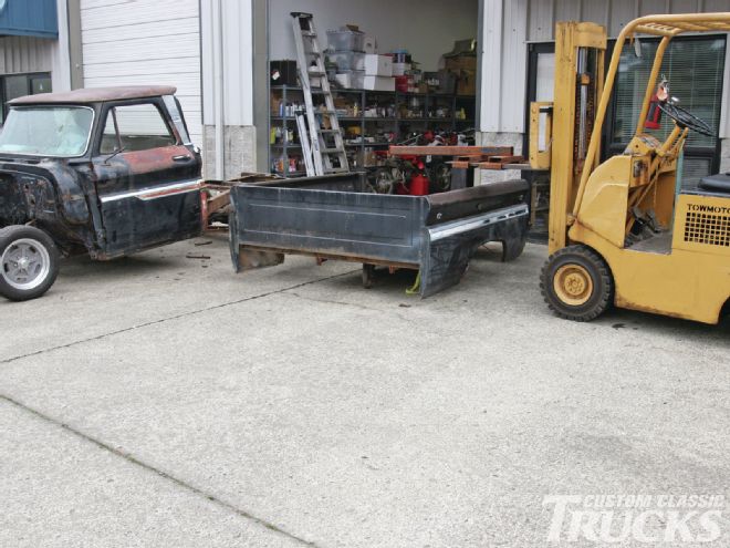 1964 Chevy Pickup Bed Removed