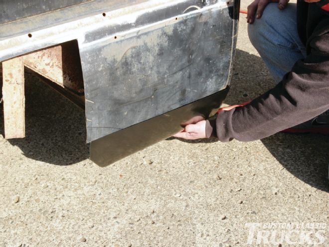 1964 Chevy Pickup Wheel Opening Panel Test Fit