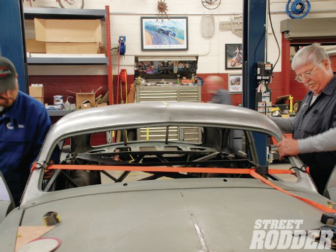 21 1951 Ford Sedan Roof Modification A Pillar Alignment