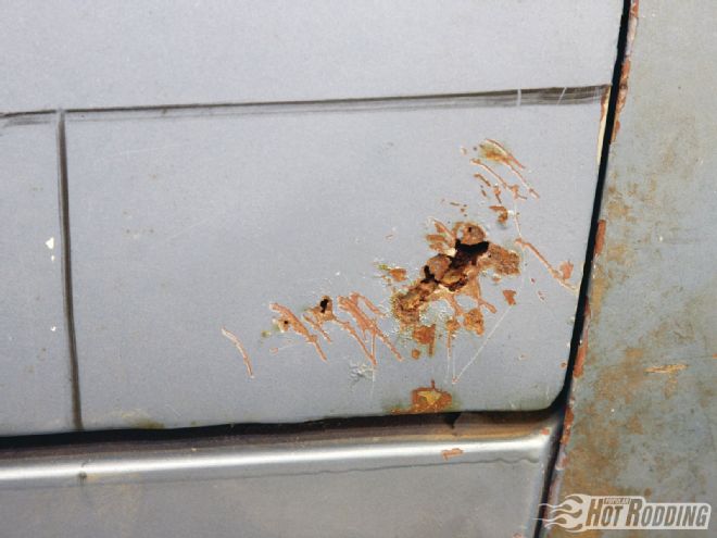 1968 Ford Mustang Passenger Door Rust