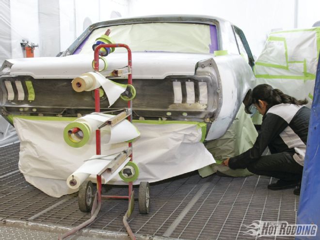 1968 Ford Mustang Paint Booth