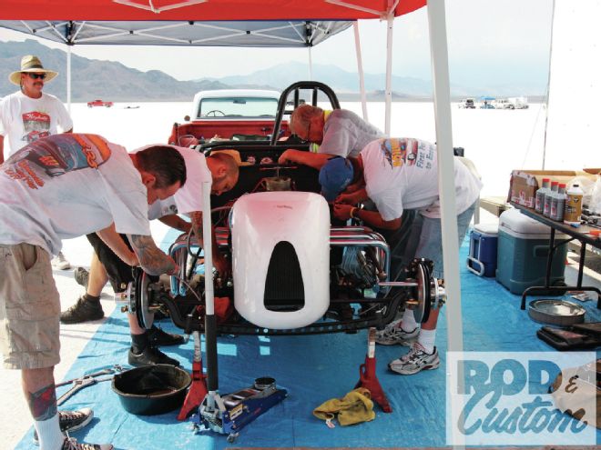 1304rc 04+notso Special At Bonneville Salt Flats+bleeding Clutch And Brakes