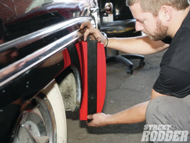 1304sr 16+fabricating Flush Fit Fender Skirts+the Eastwood Profile Gauge