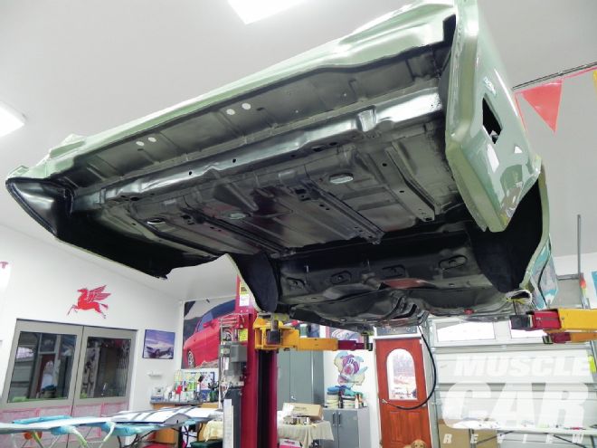 1970 Oldsmobile 442 Body Painting Undercarriage