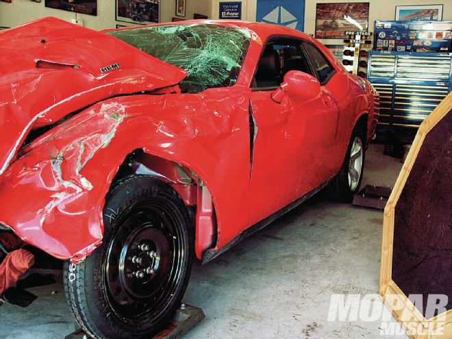 2010 Dodge Challenger Crashed