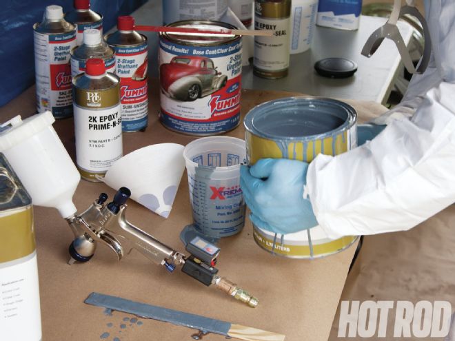 Hrdp 1304 21+how To Paint Your Car In A Weekend+mixing The Paint