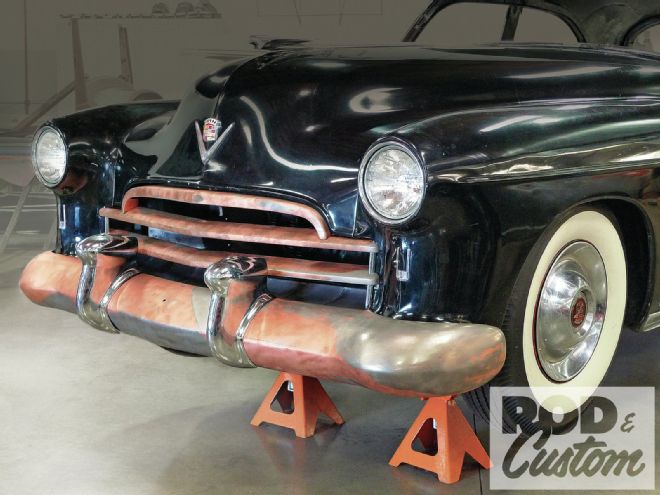 1948 Cadillac Sedan Bumper Guard Removal - Leaving A Custom Cadillac Unguarded