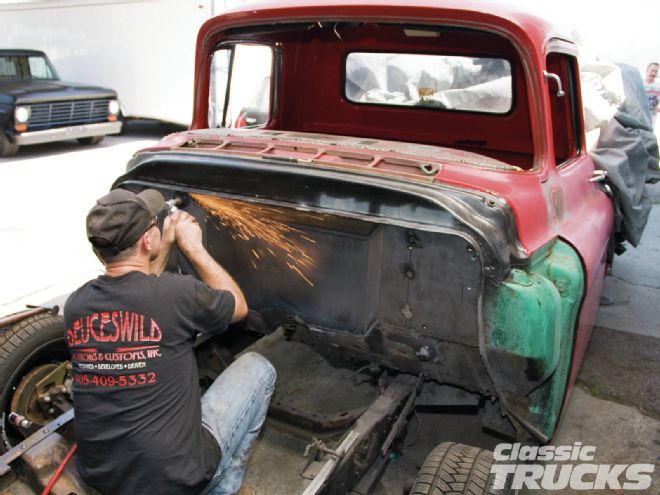 1955-59 Chevy 3-inch Recessed Firewall Install - Clean Up That Firewall!