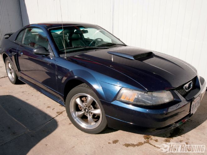 1012phr 02 O+2003 Ford Mustang Gt+front Right Side