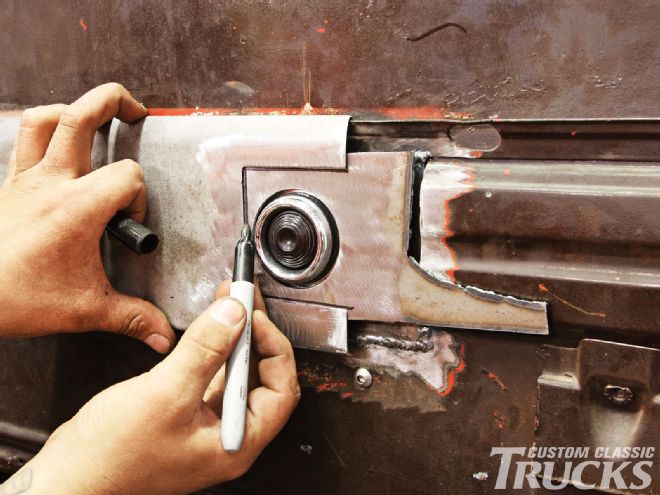 1946-1948 Lincoln Pushbutton Door Handle Install - Custom Classic Trucks Magazine