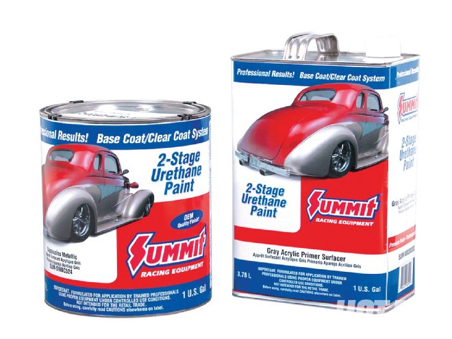 Hrdp 1007 12 O+summit Racings+lead Free Urethane Basecoat And Clearcoat System
