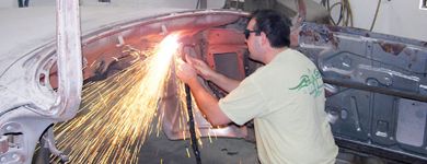 Doyle Thomas' '55 Buick Convertible - Garage Scene