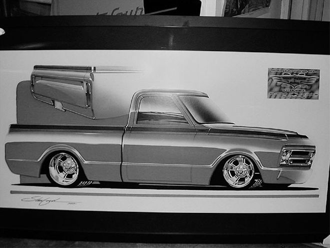 0407clt 01 Z+1968 Chevy Rooftop+truck Drawing