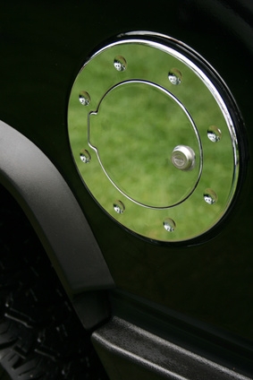 How to Install a Chrome Fuel Door on a Dodge Challenger