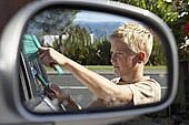 How to Remove Scratches from a Car Mirror