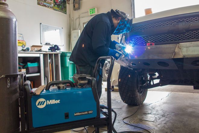 Custom Chevy Silverado Bumper Fabrication