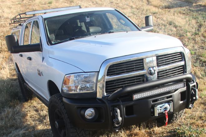 AEV Protects Your Ram Truck With a Winch Hiding Bumper
