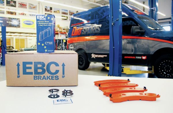 EBC supplied us with their performance brakes.