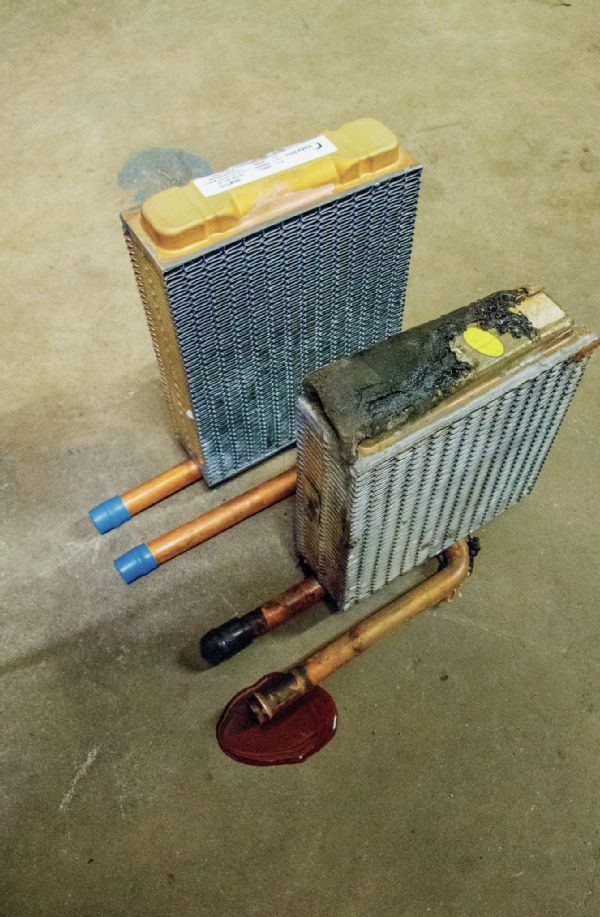 New And Old Heater Core Photo 86924273