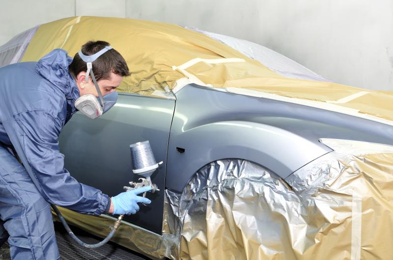 How to Remove Overspray From a Car
