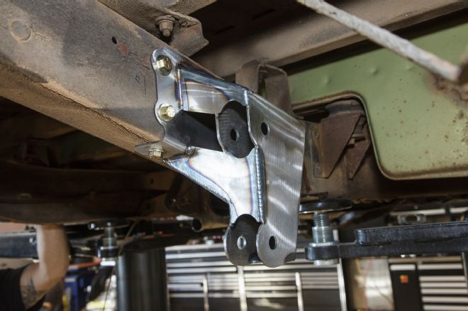 1969 Chevrolet C10 First Bracket Bolted In Place