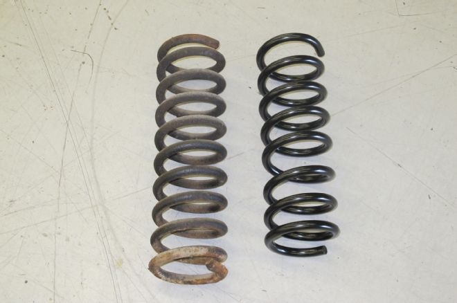 1957 Chevrolet Coupe Stock Coil Spring Vs Pol Spring