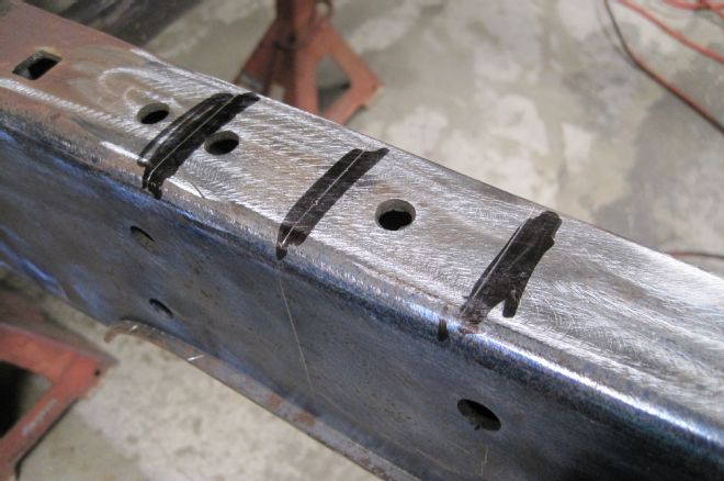 1965 Ford F 100 Centerline And Crossmember Marks