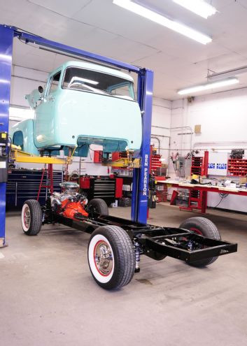 1956 Ford F 100 Lowering Cab In Place