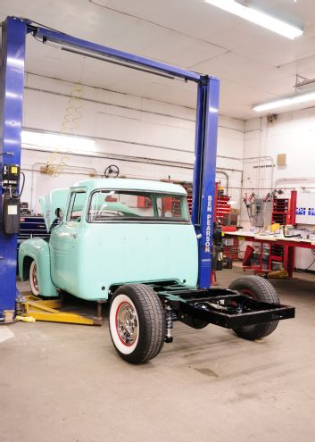 1956 Ford F 100 Lowering Cab In Place