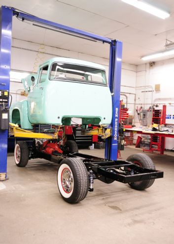 1956 Ford F 100 Lowering Cab In Place