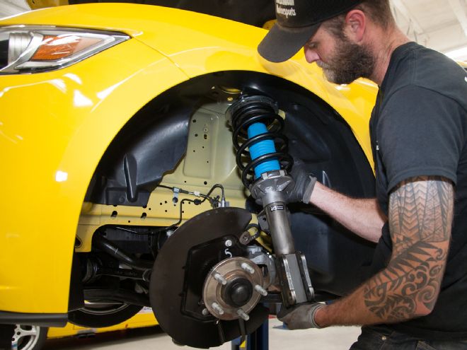 Installing Maximum Motorsports’ Caster/Camber Plates on an S550 Mustang GT