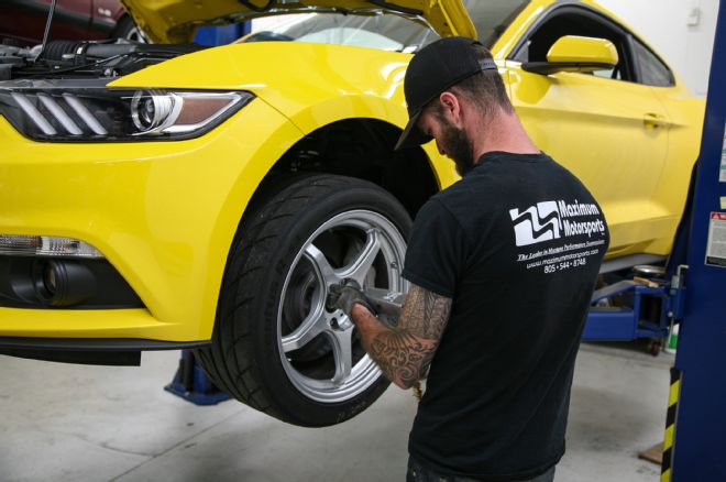 Maximum Motorsports S550 Camber Caster Install 09 Kolton Sinclaire