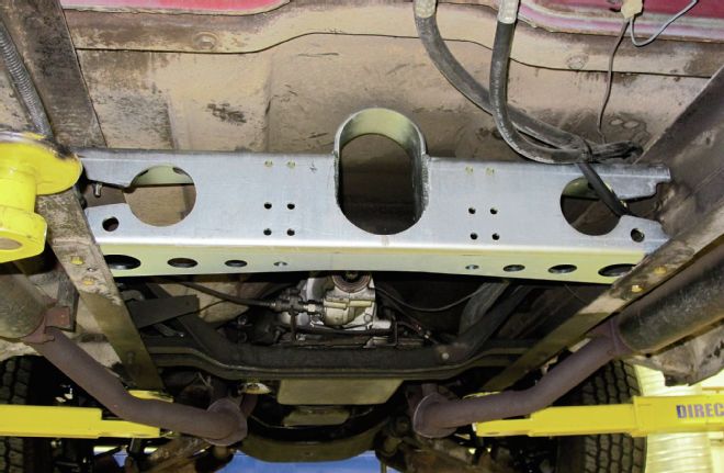 1965 Chevrolet C10 New Performance Online Drop Crossmember Bolted Into Place